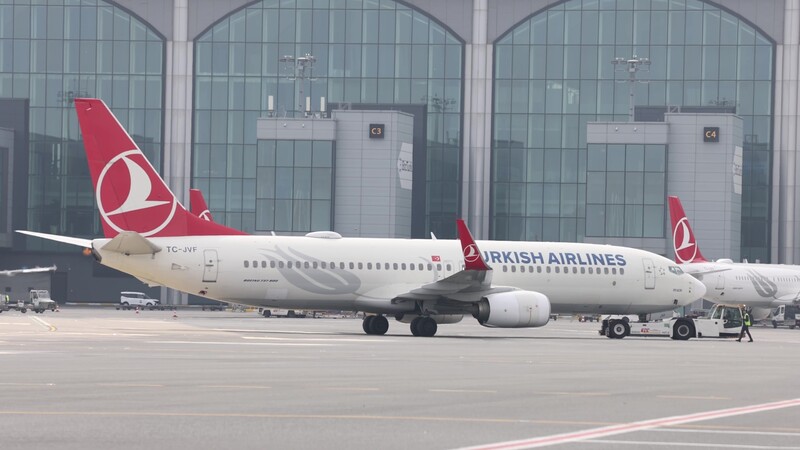 Aeronave de Boeing en el Aeropuerto de Estambul. Foto: Turkish Airlines